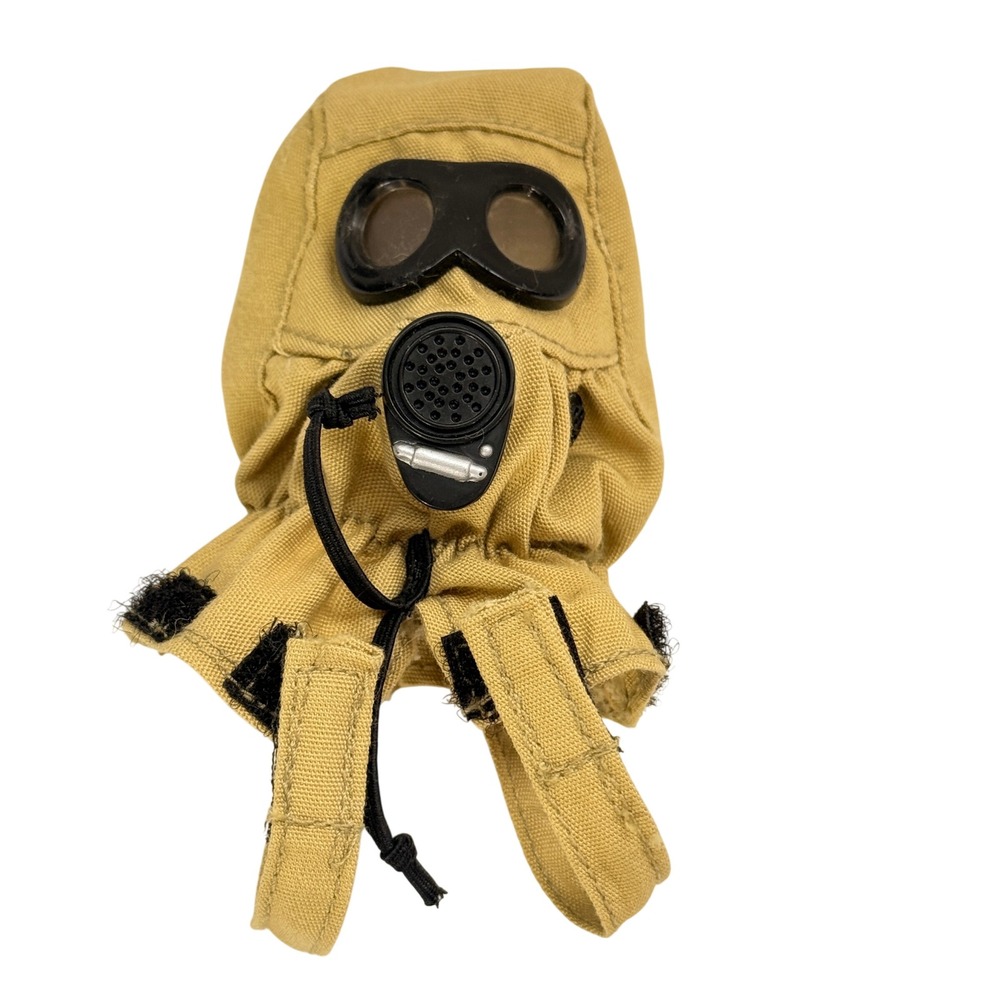 G.I. Joe 1:6 Scale Tan Fabric Gas Mask Hood Accessory for 12" Action Figures